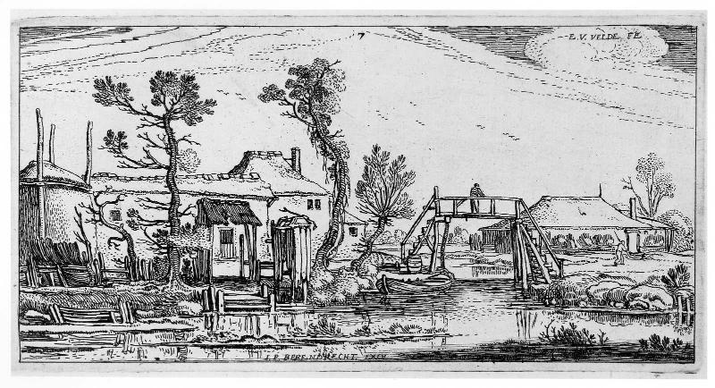 One of nine landscapes near Haarlem