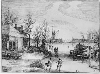 Amaeniores aliquot regiunculae (Dutch Landscapes, plate 5)