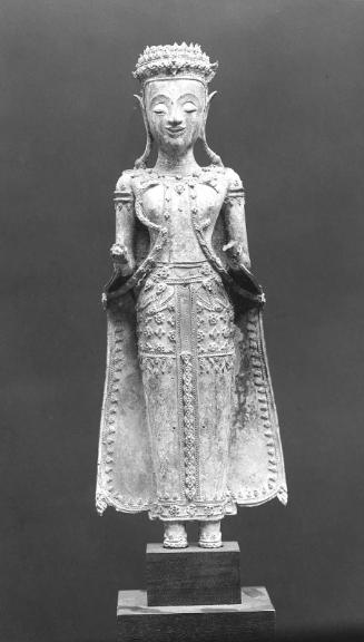Standing crowned Buddha