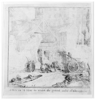 Ruines de la Foire, from "Ruines de la Foire Saitn-Germain, après l'incendie de 1762"