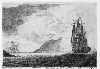 Gibraltar with Ship Approaching