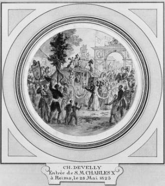 Entrèe de S.M. Charles X à Reime, le 28 Mai 1825