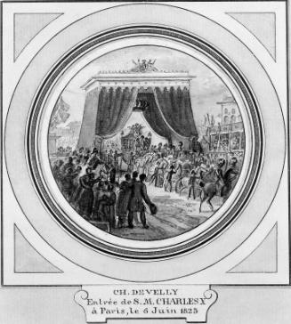 Entrée de S.M. Charles X à Paris, le 6 Juin 1825