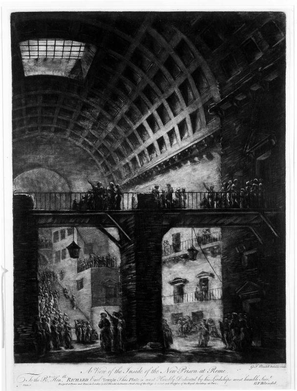 A View of the Inside of the New Prison at Rome