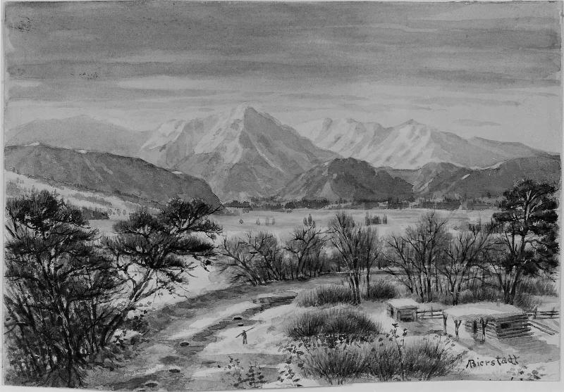 Uinta Mountains, Utah, From Near Granger, Wyoming Territory