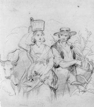 Milkmaid and young Farmer