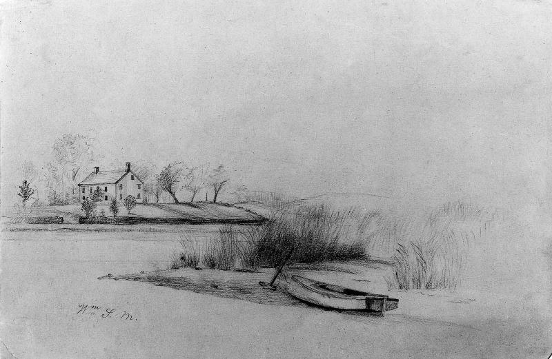 House and Moored Boat