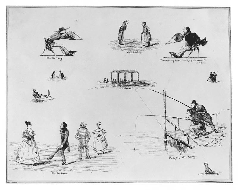 Album of Western Sketches: Sketches at Saratoga