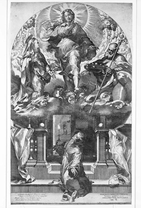 The Vision of St. Francis in the Chapel