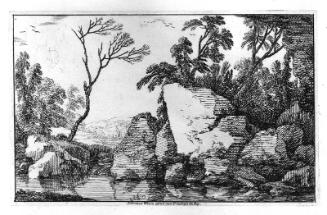 Landscape with Rocks in a Pool