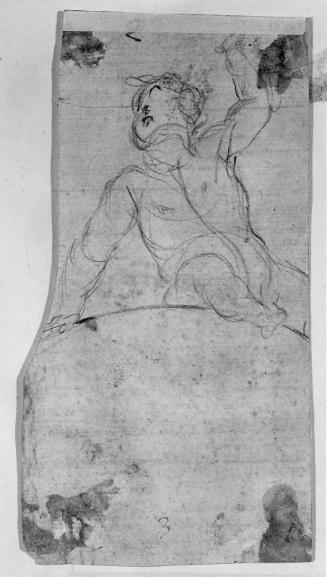 Recto: Studies of a Nude Boy
Verso: Putto Seated on a Globe, Looking Upward