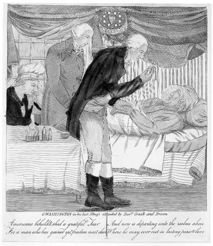George Washington in his Last Illness