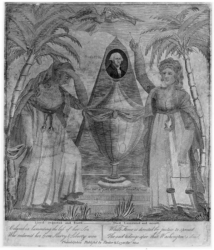 Columbia Lamenting the Loss of her Son
