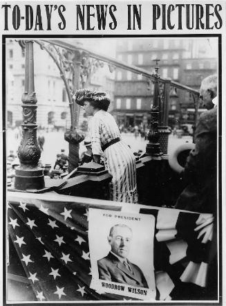Mrs. J. Borden Harriman Opens the Campaign for Woodrow Wilson