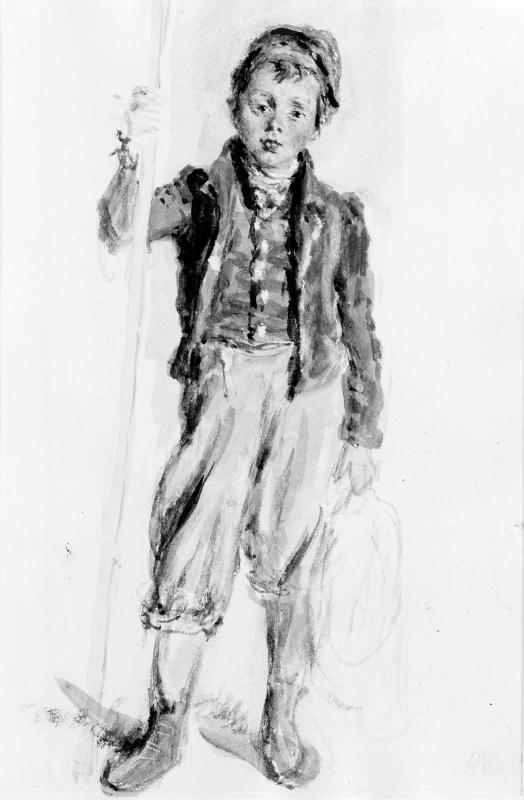 A Boy with a Pole