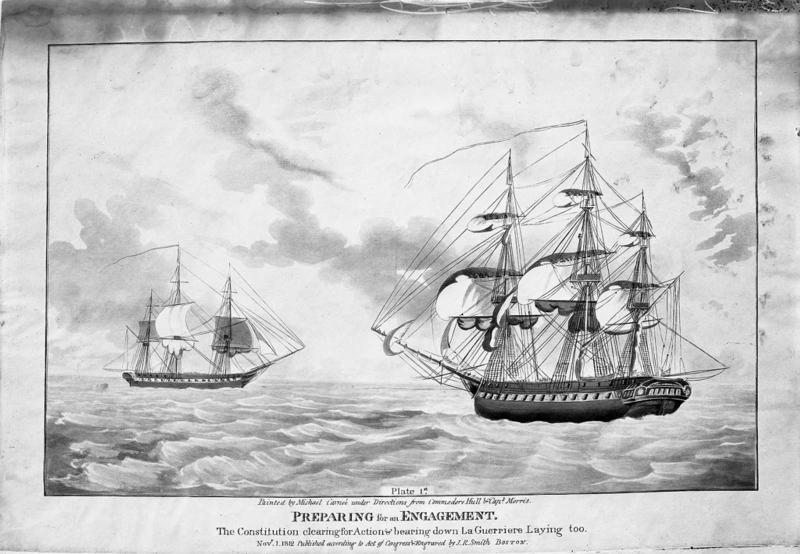 "Constitution" and "Guerriere:" Preparing for an Engagement