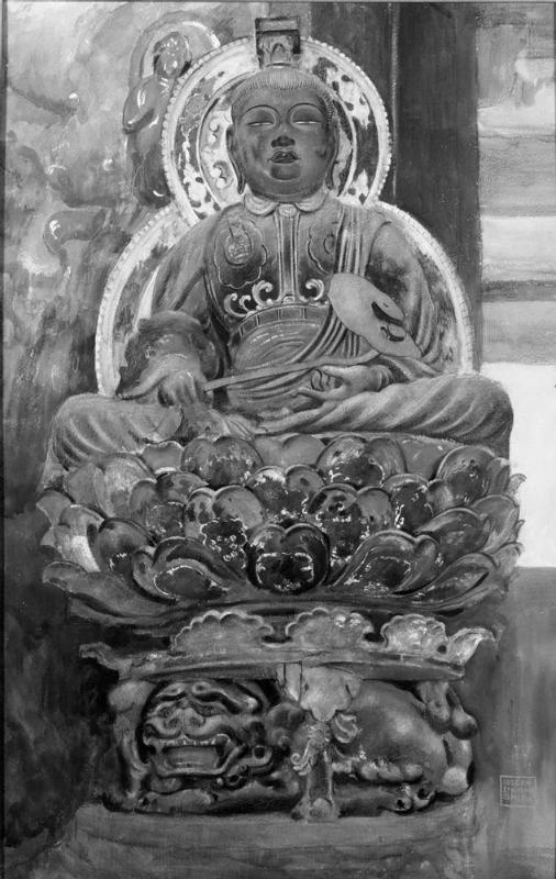 Monju-Bosatsu, Tokondo Tofuku-ji Monastery, Nara, Japan