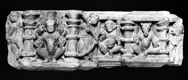 Arch Fragment with Six Figures
