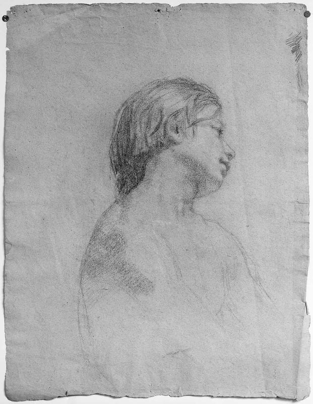 Study of a Head, Tipped Away