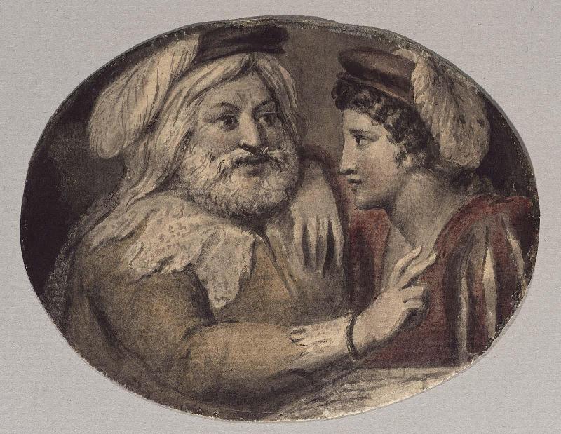 Falstaff and Prince Hal (Illustrations to Shakespeare)