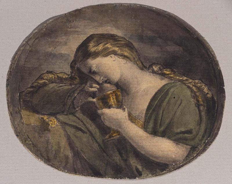 Juliet Asleep (Illustration to Shakespeare)