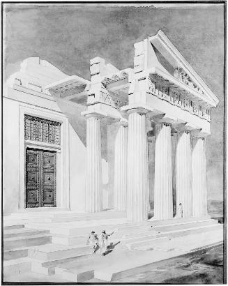 Section of the Parthenon