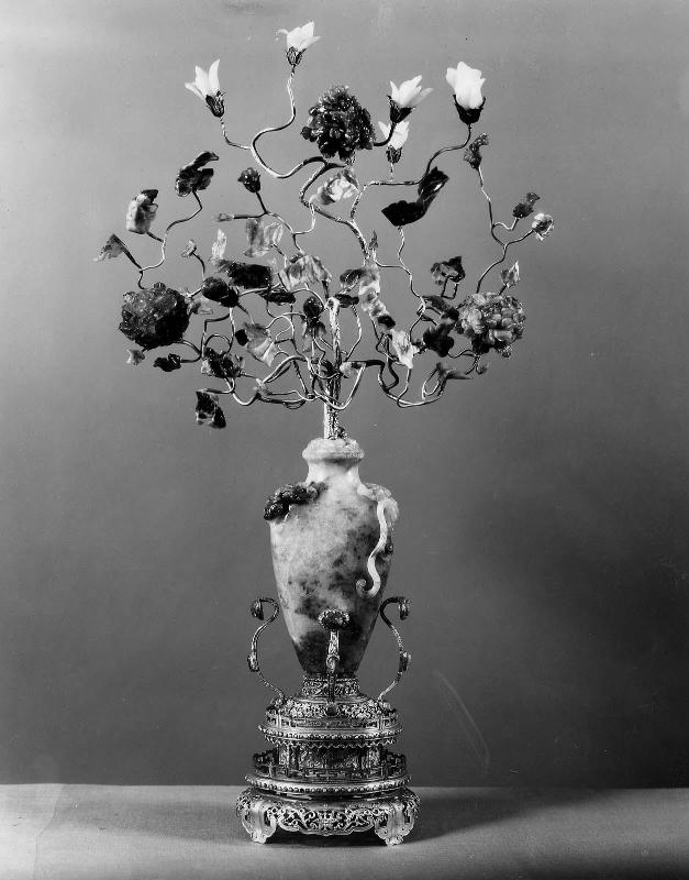 Spray of flowers in a vase