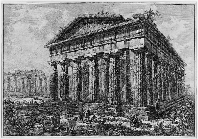 The Temple of Neptune (Plate X of the Views of Paestum)