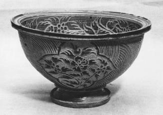 Bowl with floral design