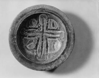 Dish with incised decoration