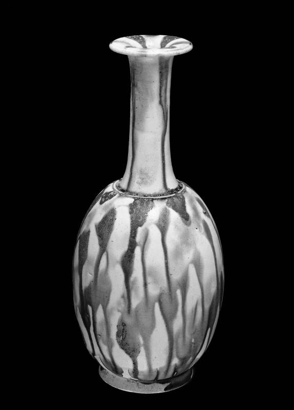 Bottle with abstract design