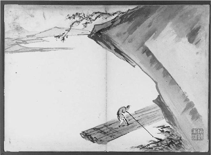 Boatman on the water