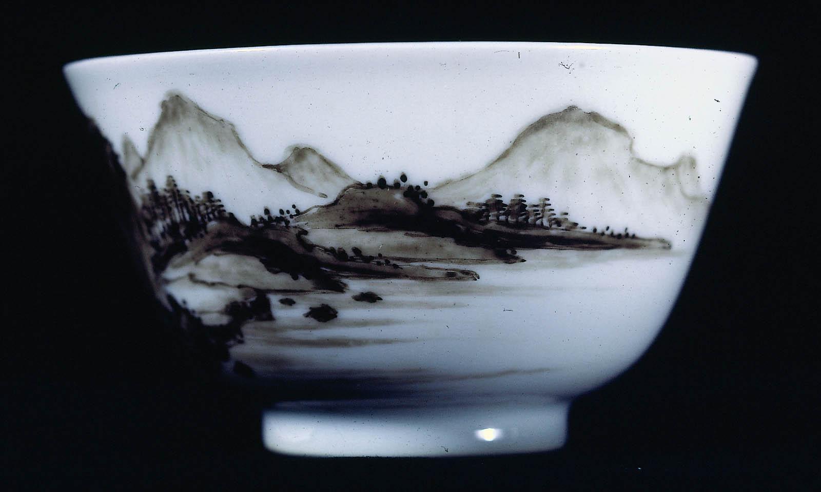 Bowl with a Landscape