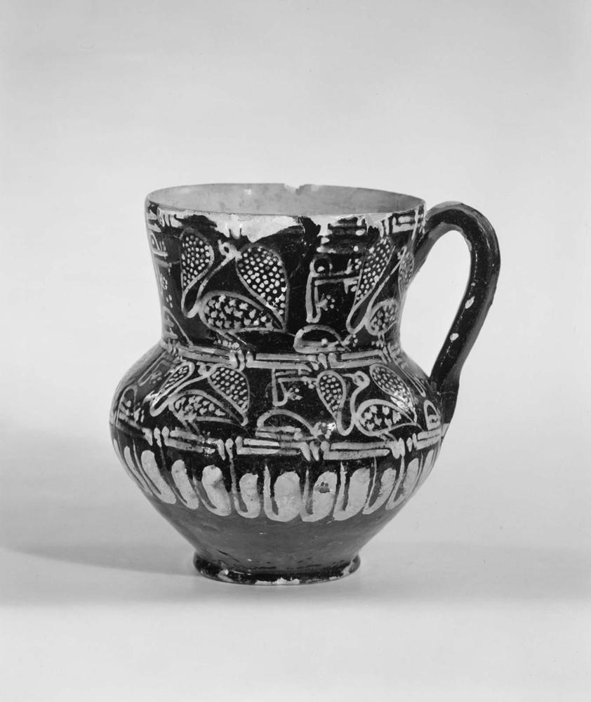 Jug with peafowl