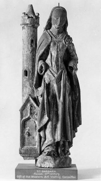 Saint Barbara with her Tower