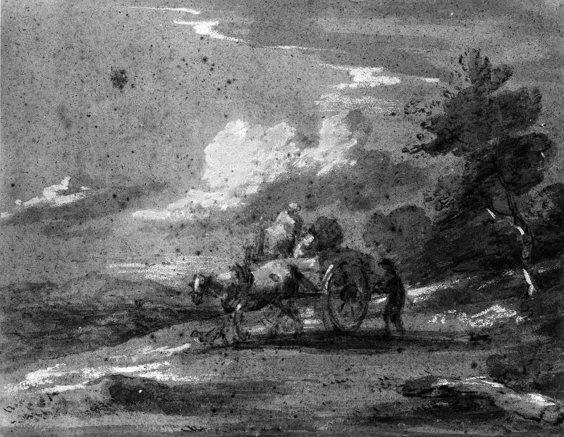 Landscape with a Man and Cart