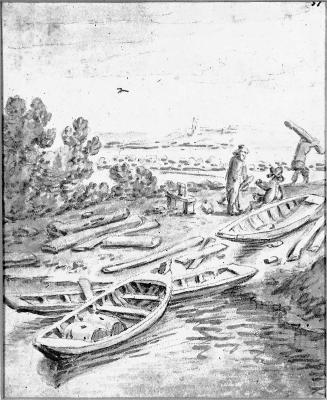 Landscape with Boats