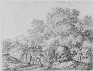 Landscape with Figures and Carts