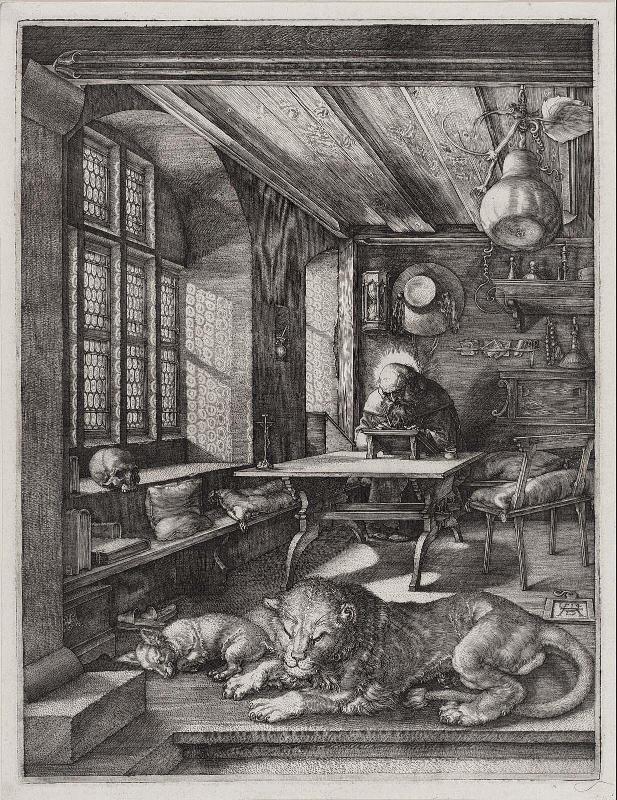 Saint Jerome in His Study