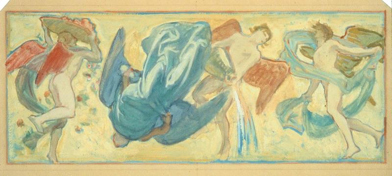 Museum of Fine Arts Mural Study: The Winds I