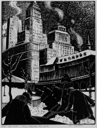 Snow Shovelers, New York