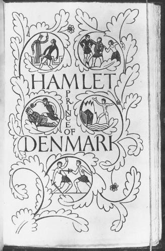 Title Page to Shakespeare's "Hamlet." High Wycombe