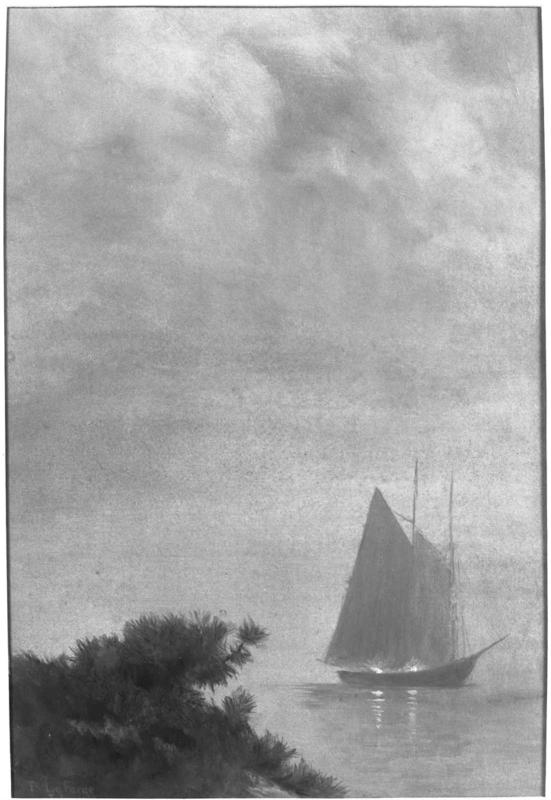 Ocean Moonlight with Ship