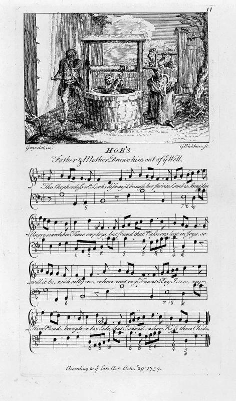 Hob's Father and Mother Draw Him Out of the Well
