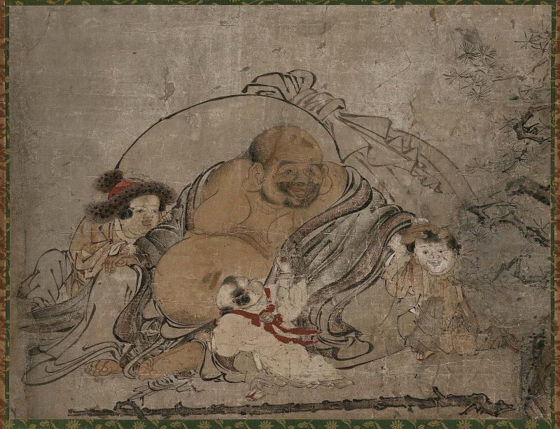 Budai (Hotei) and Chinese Children