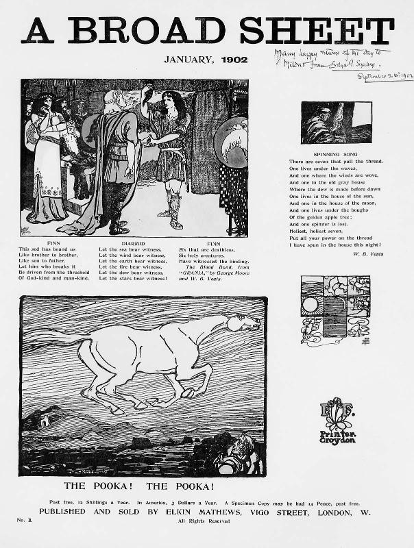 Broadsheet, January, 1902