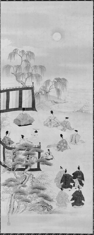 Matsukaze and Wakamurasaki from the Tale of Genji