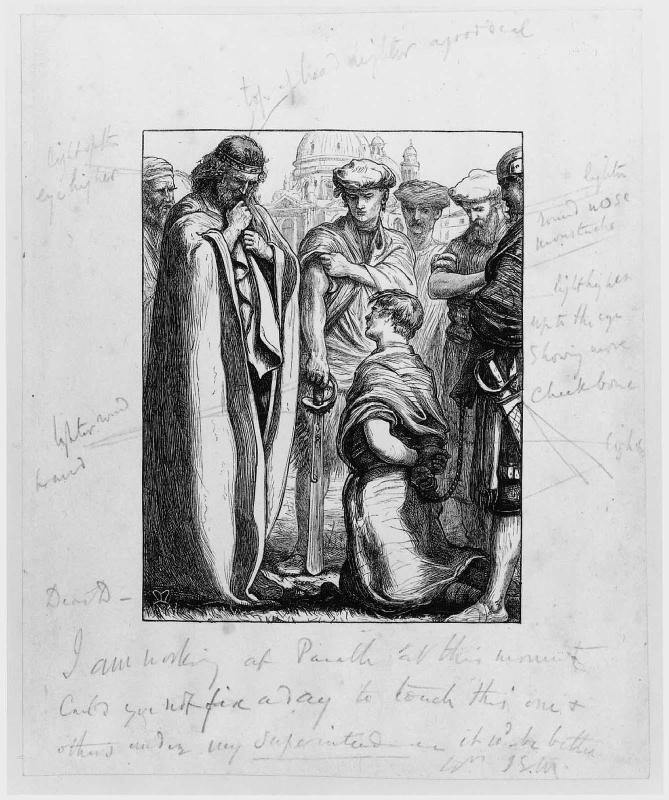 "The  Parable of the Unmerciful Servant," Illustration to "Parables of our Lord"