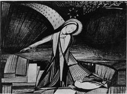 Virgin Adoring the Child, Beneath a Starry Sky