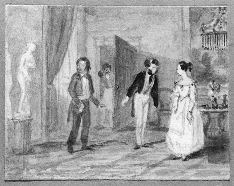 Study for "The Drawing Room"